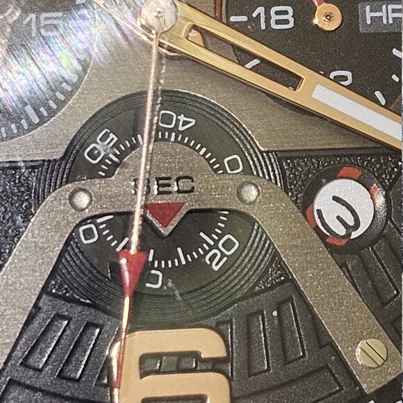 CURREN Chronograph Men’s Watch – Black & Gold Sport Style - Picture 4 of 16